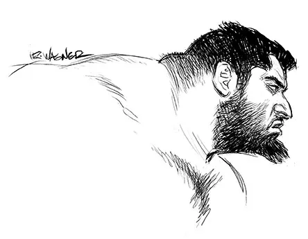 Iranian Hulk — Sketch